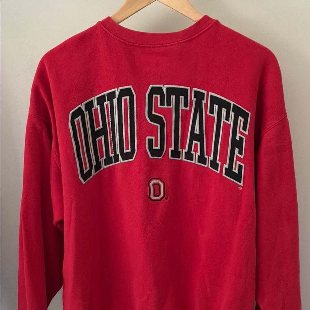 NCAA Red Crewneck Sweater